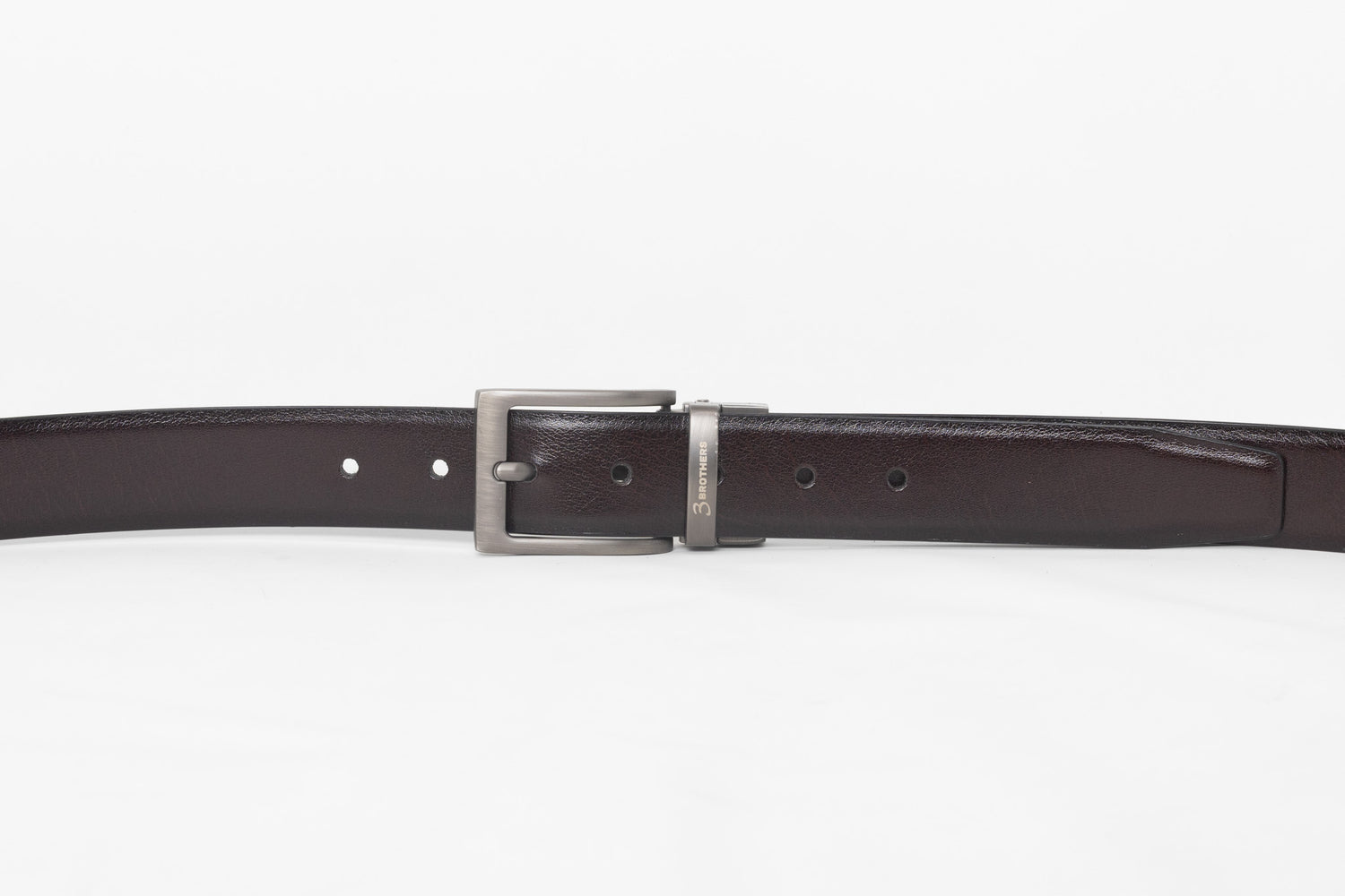 Cintura Reversibile Liscia | Testa di Moro e Nera