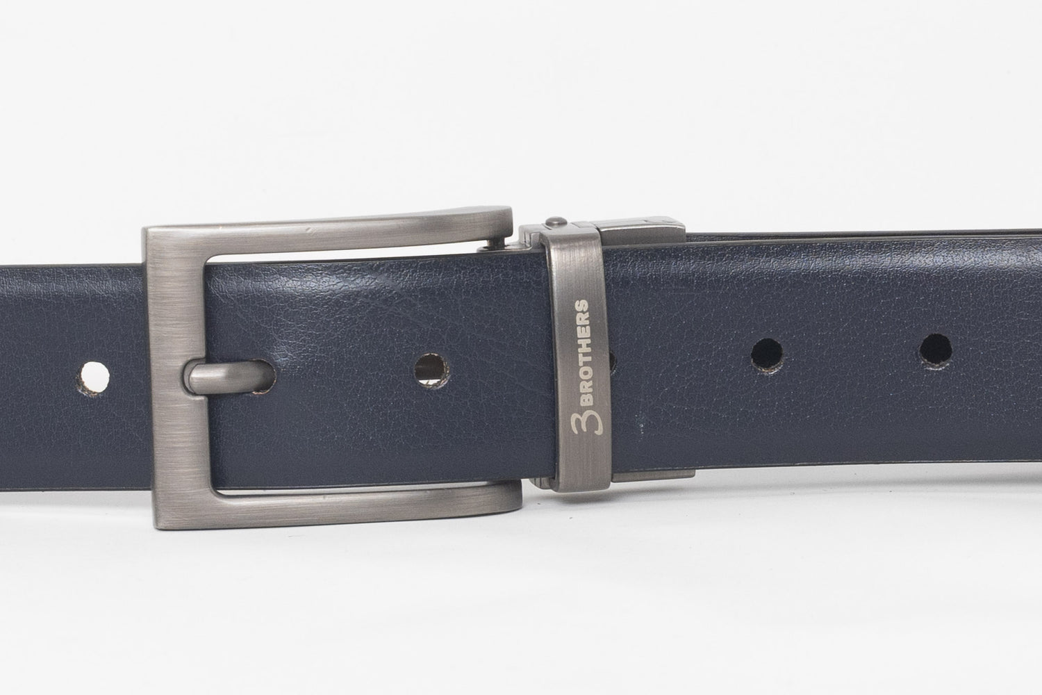 Cintura Reversibile Liscia | Blu e Nera