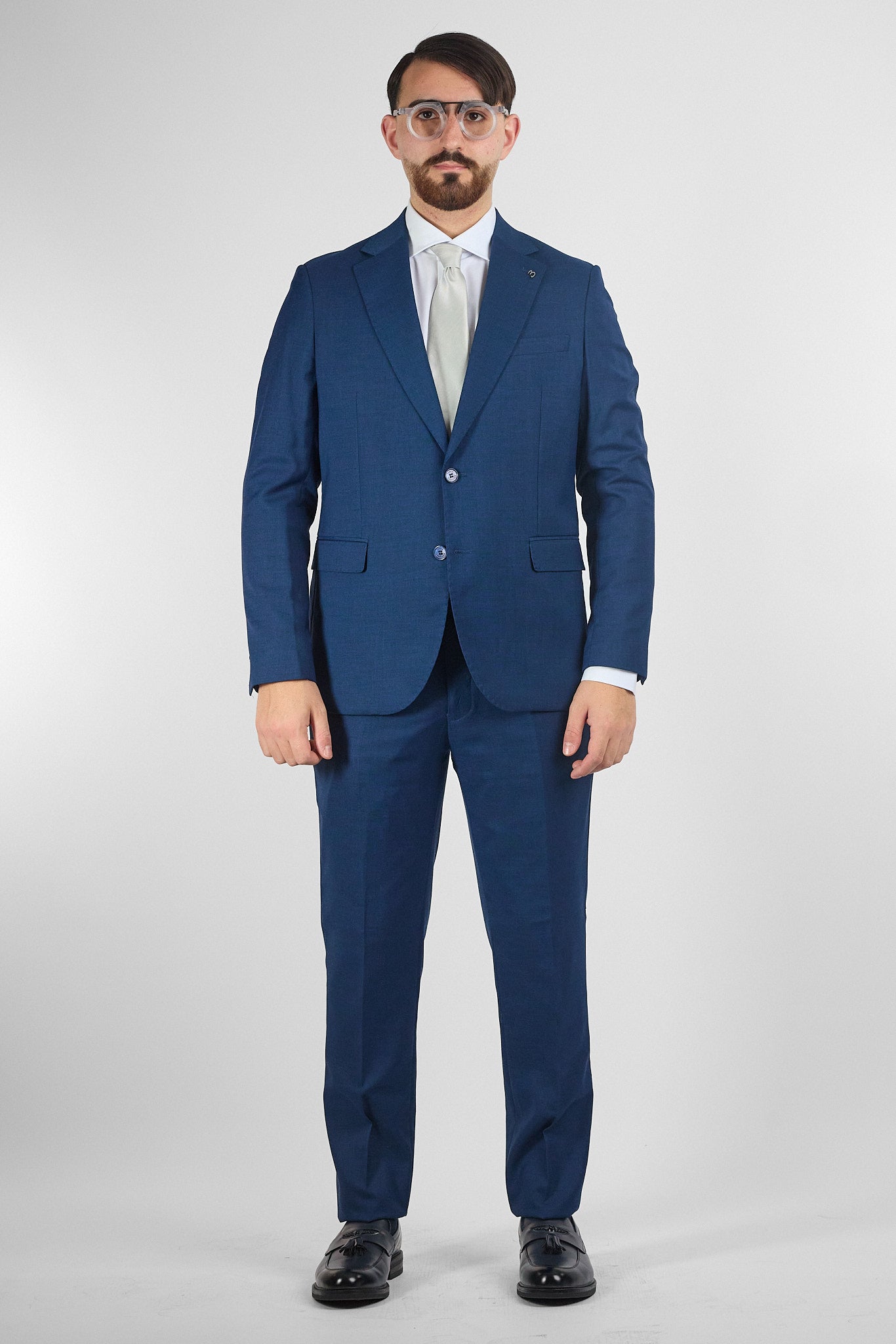 Abito Due Bottoni Basic | Blu Parlamento