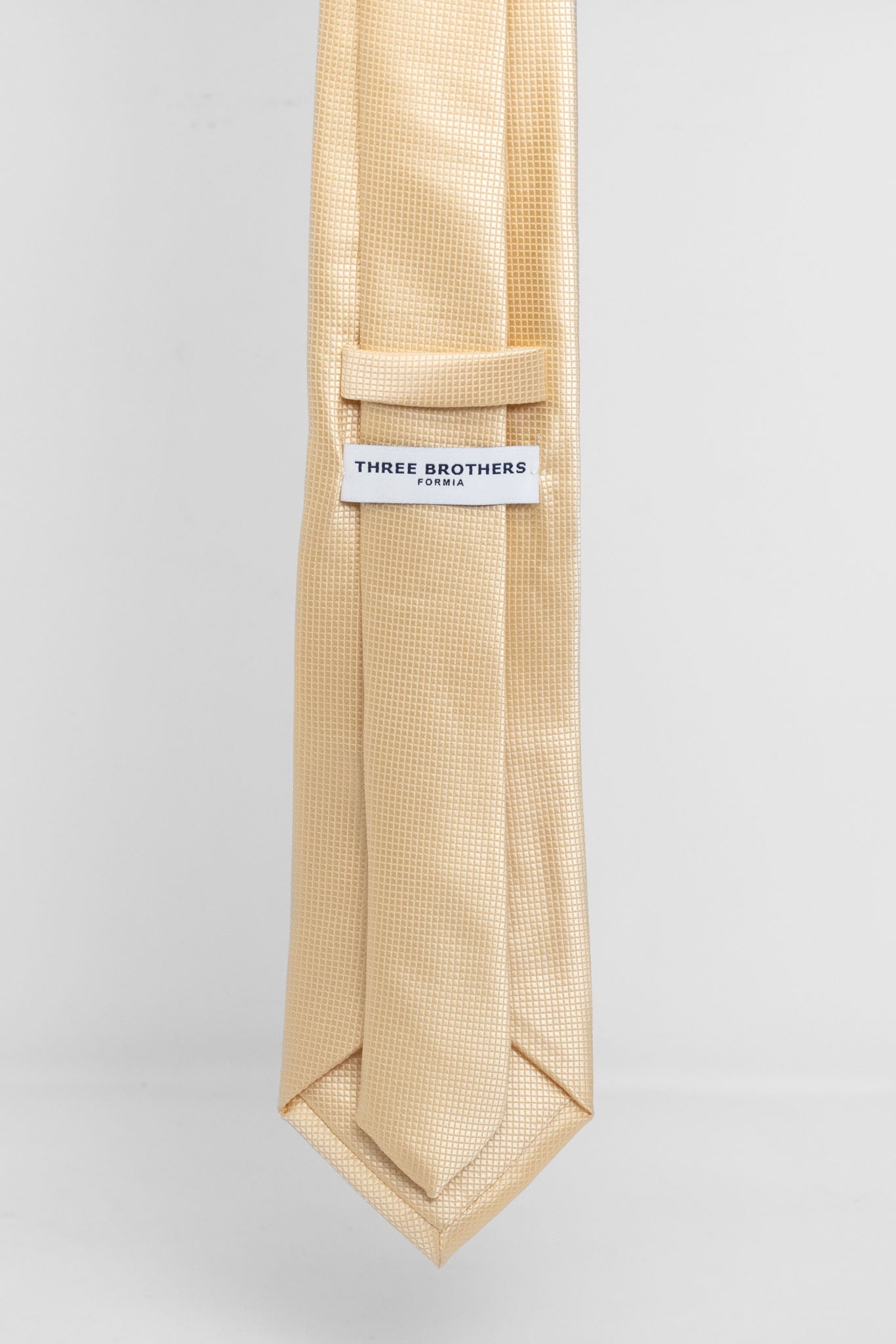 Cravatta Tre Pieghe Tinta Unita Diamantato Oro | 2 Per €20