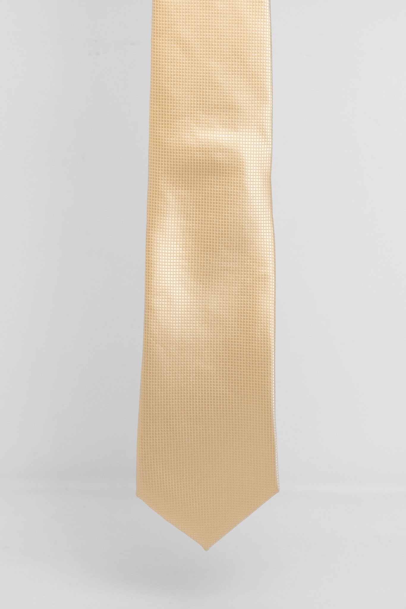 Cravatta Tre Pieghe Tinta Unita Diamantato Oro | 2 Per €20