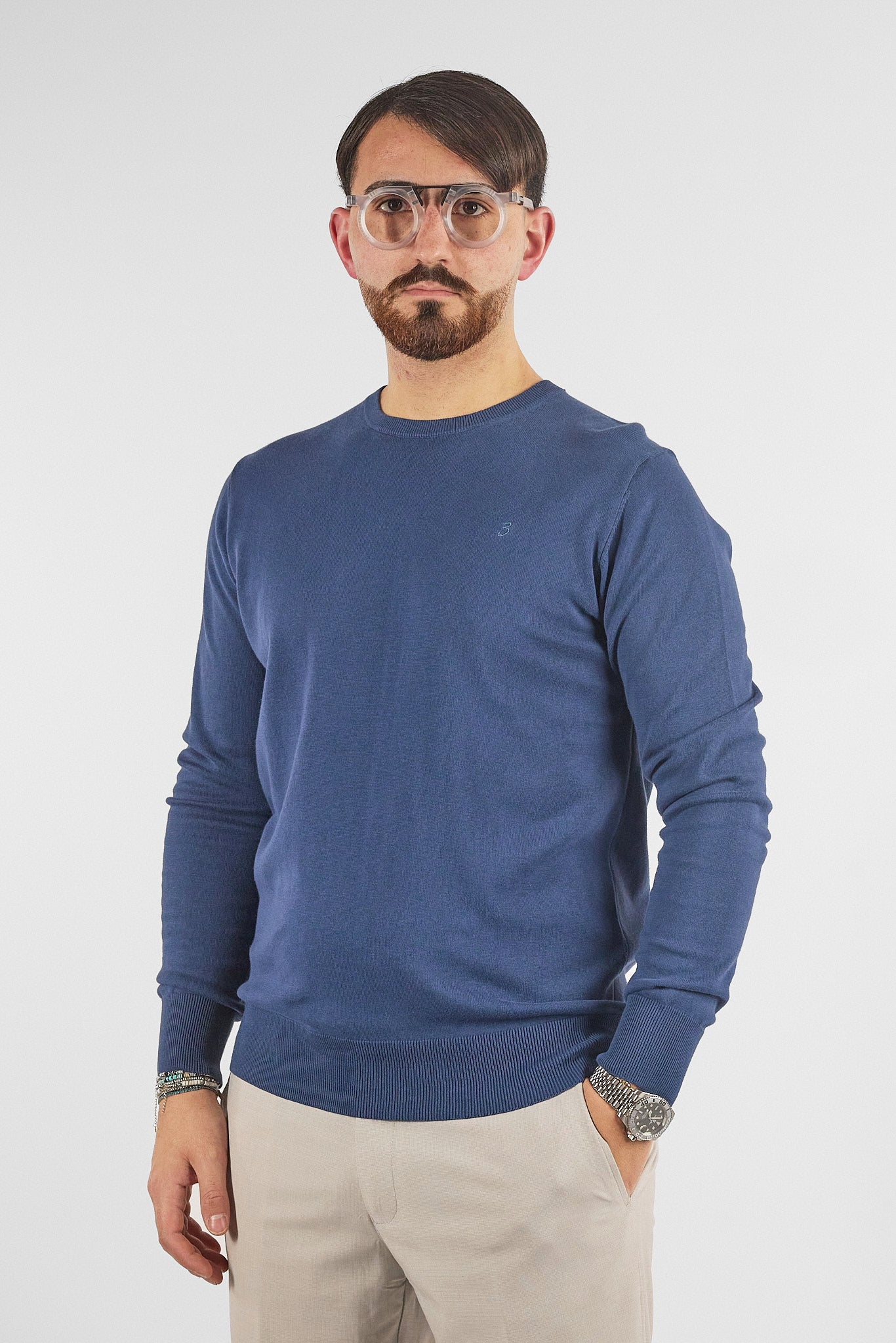 Pullover Girocollo Basic Cotone 110 | 2 per €50 | Avion 43
