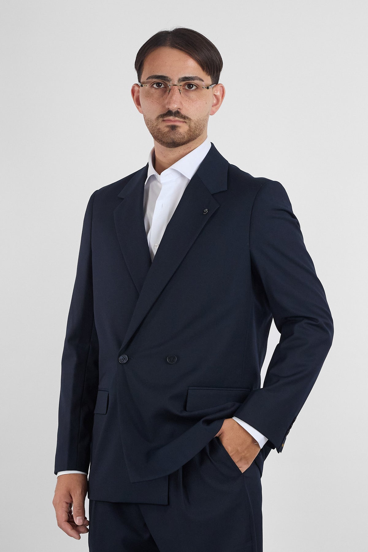 Abito Doppio Petto 2 Bottoni Baggy | Blu