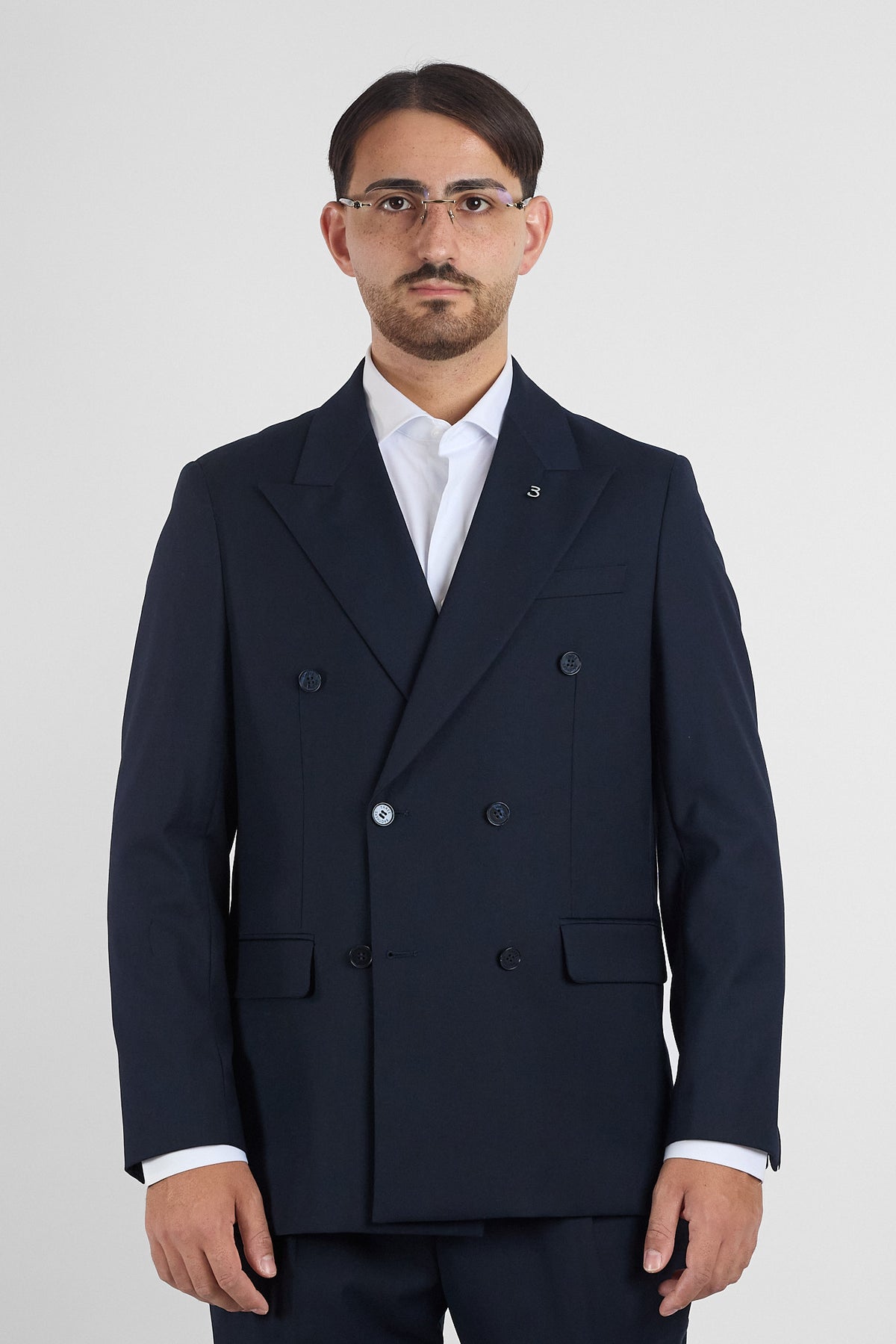 Abito Doppio Petto 4 Bottoni Baggy | Blu