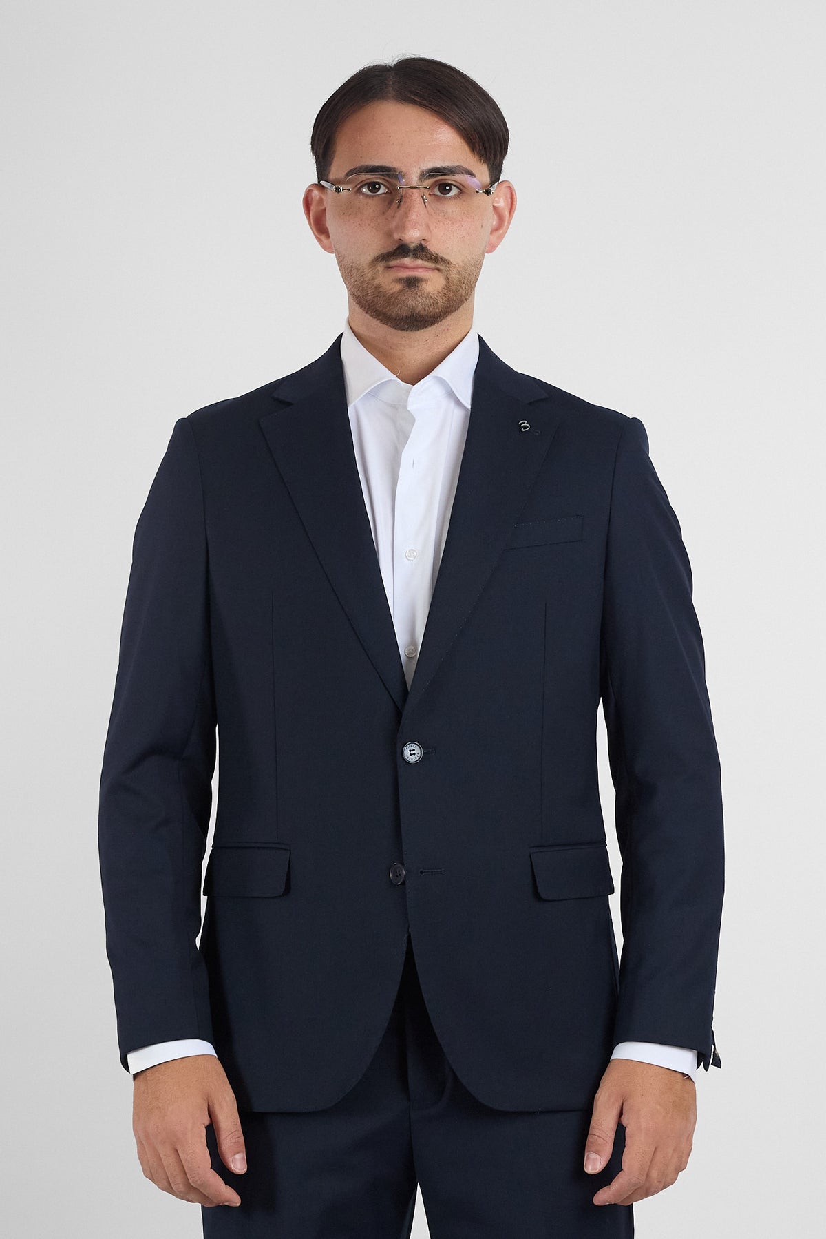 Abito Due Bottoni Basic IMA02 | Blu