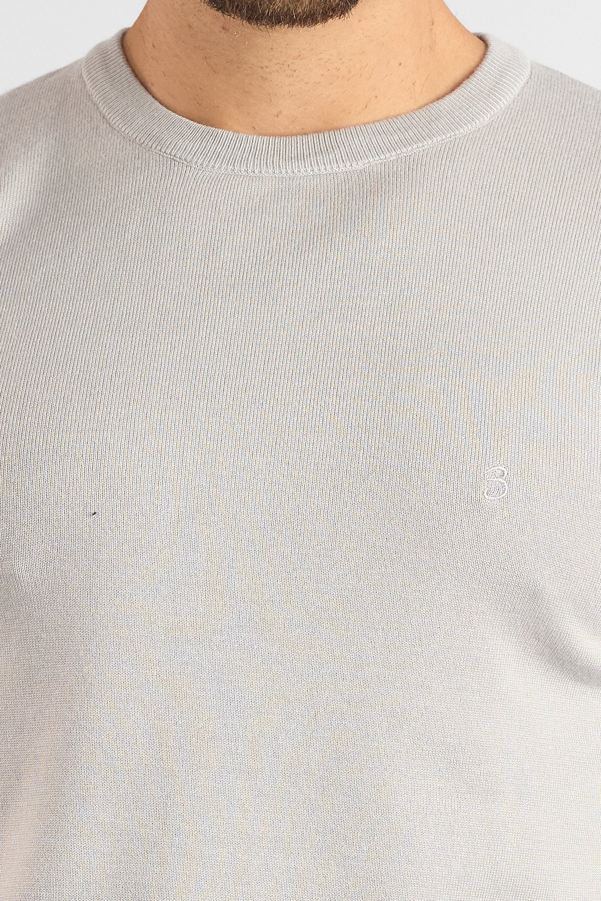 Pullover Girocollo Basic 6001 | 2 per €40 | Ghiaccio