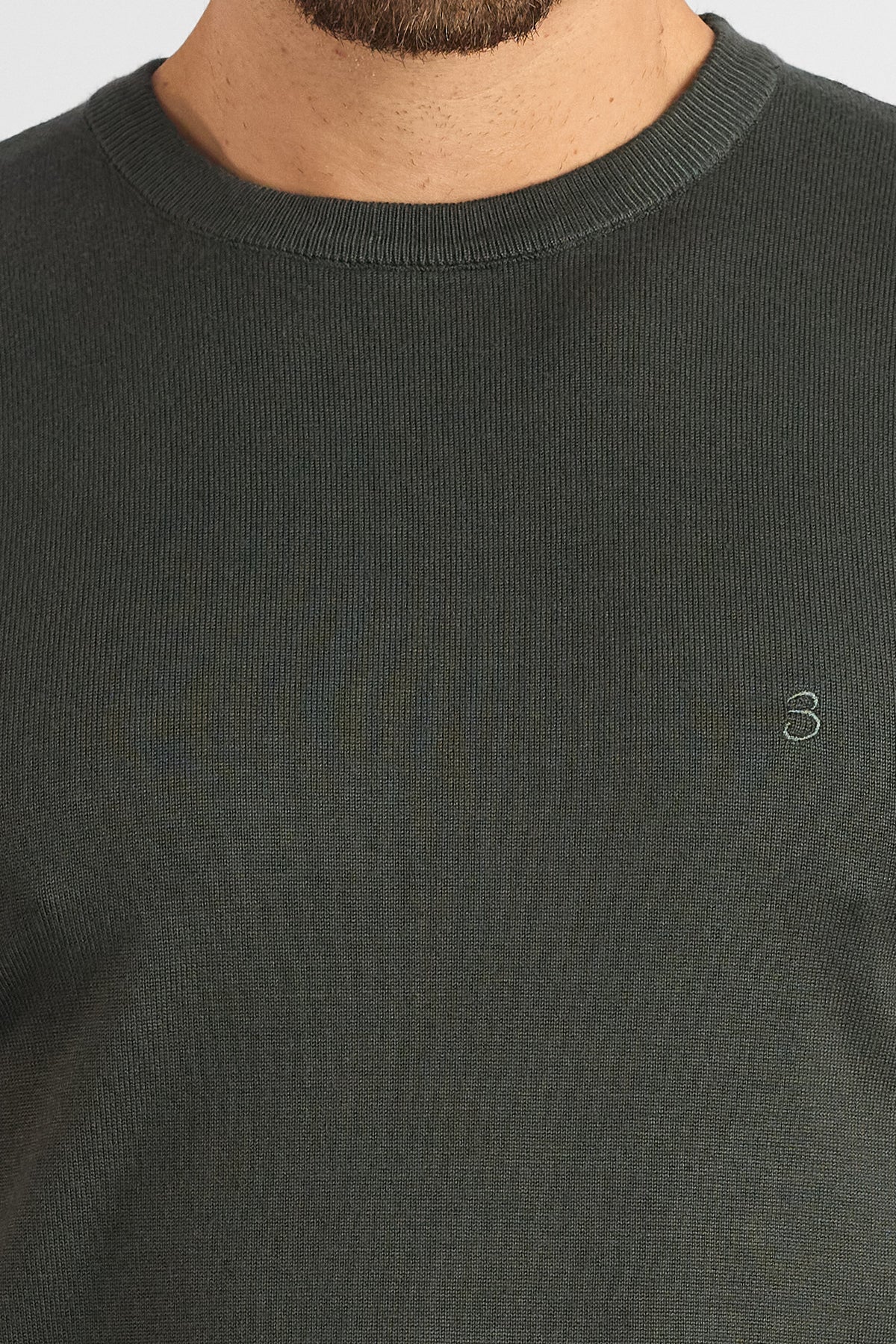 Pullover Girocollo Basic 6001 | 2 per €40 | Verde