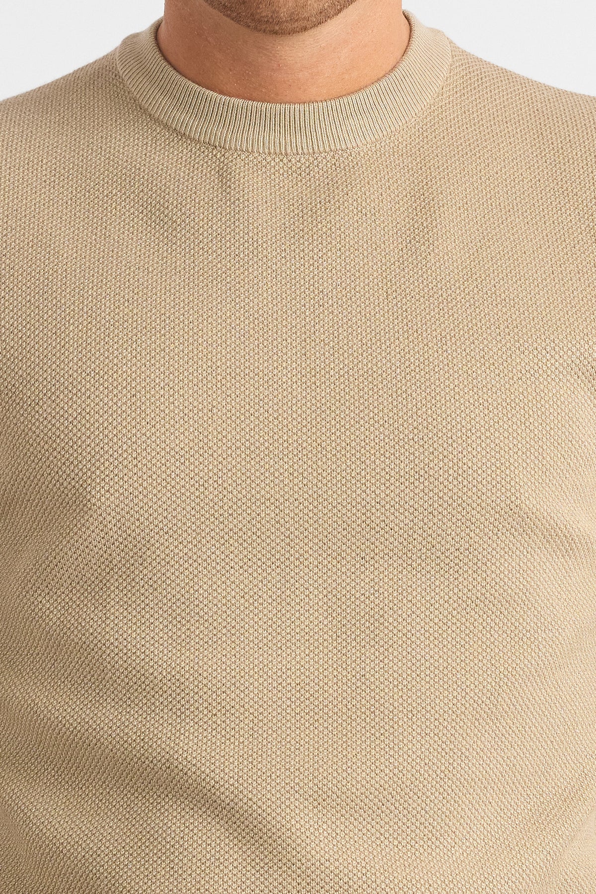 Pullover Girocollo Chicco di Riso 1469 | 2 per €50 | Beige