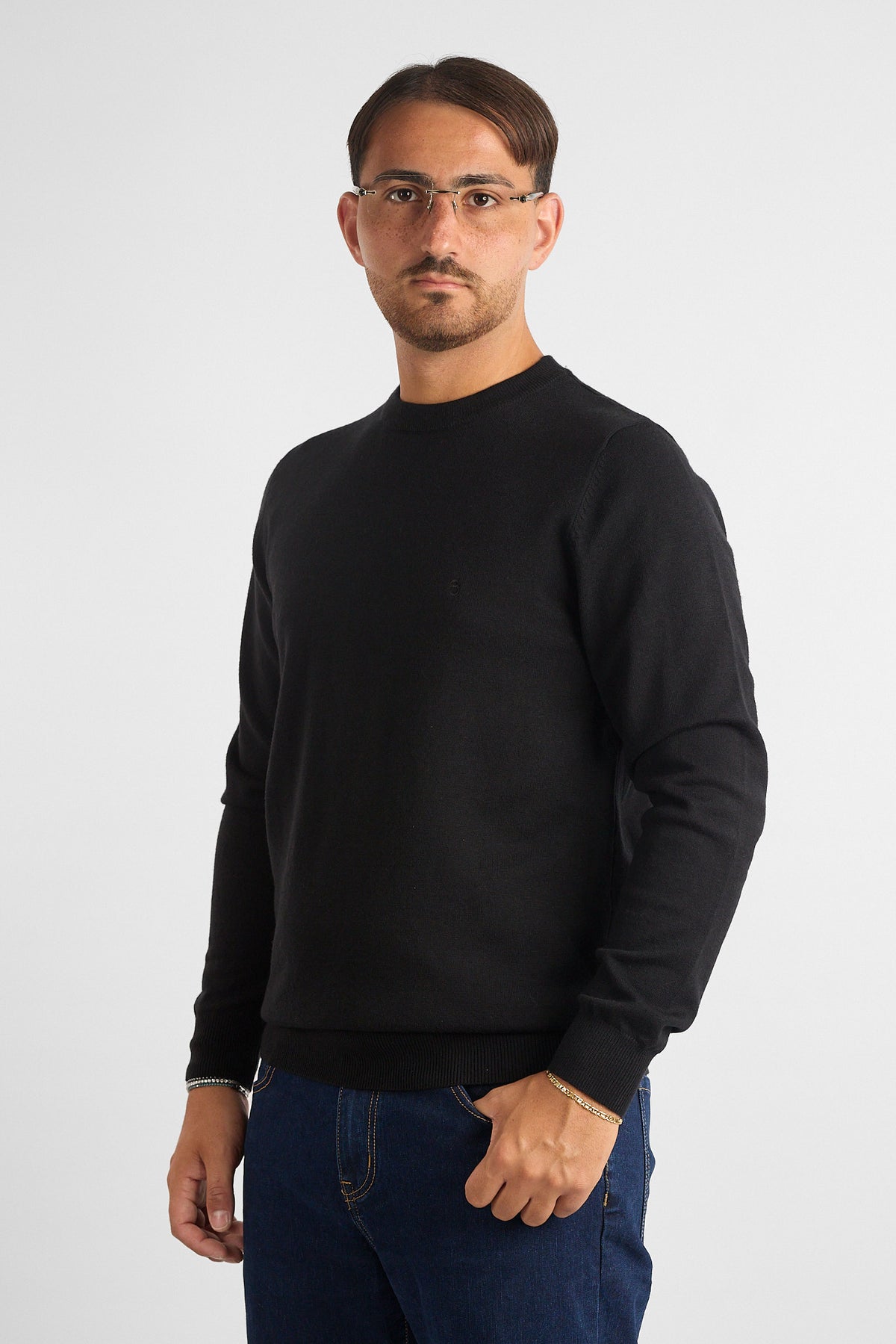 Pullover Girocollo Morbido 2025 | 2 per €50 | Nero