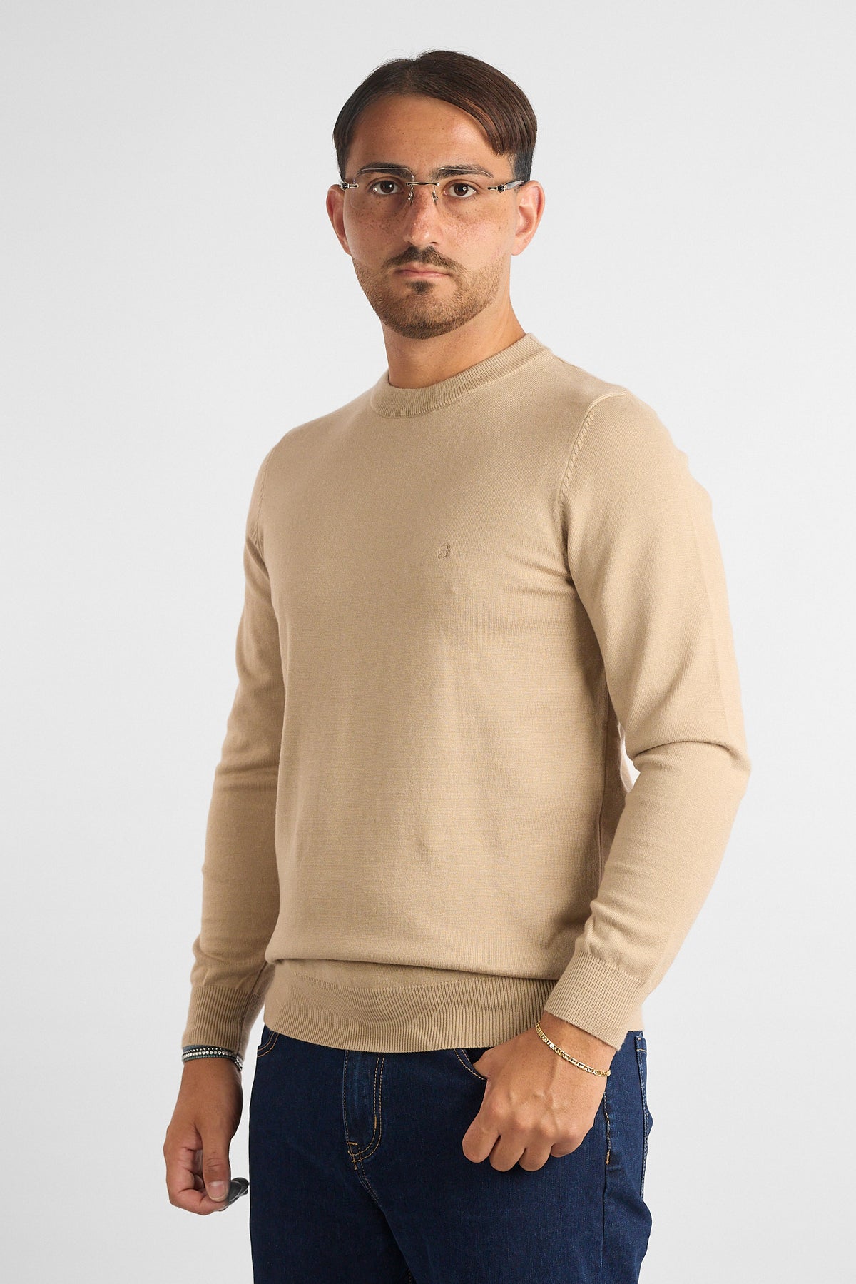 Pullover Girocollo Morbido 2025 | 2 per €50 | Beige