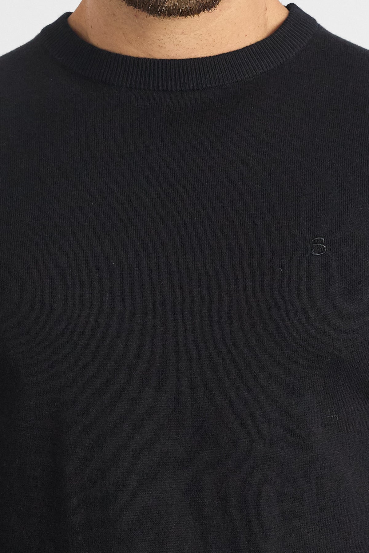 Pullover Girocollo Cashmere Blend 251036 | 2 per €60 | Nero